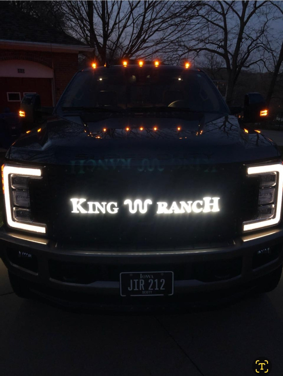 2017-2019 Ford Superduty Night Glow LED Grille
